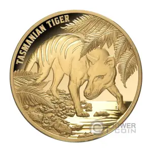 2026 1 oz Niue - Tasmanian Tiger Gold Coin - $100 Dollar (2)