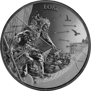 2025 1 oz Ragnarök: Loki Black Silver Coin (2)