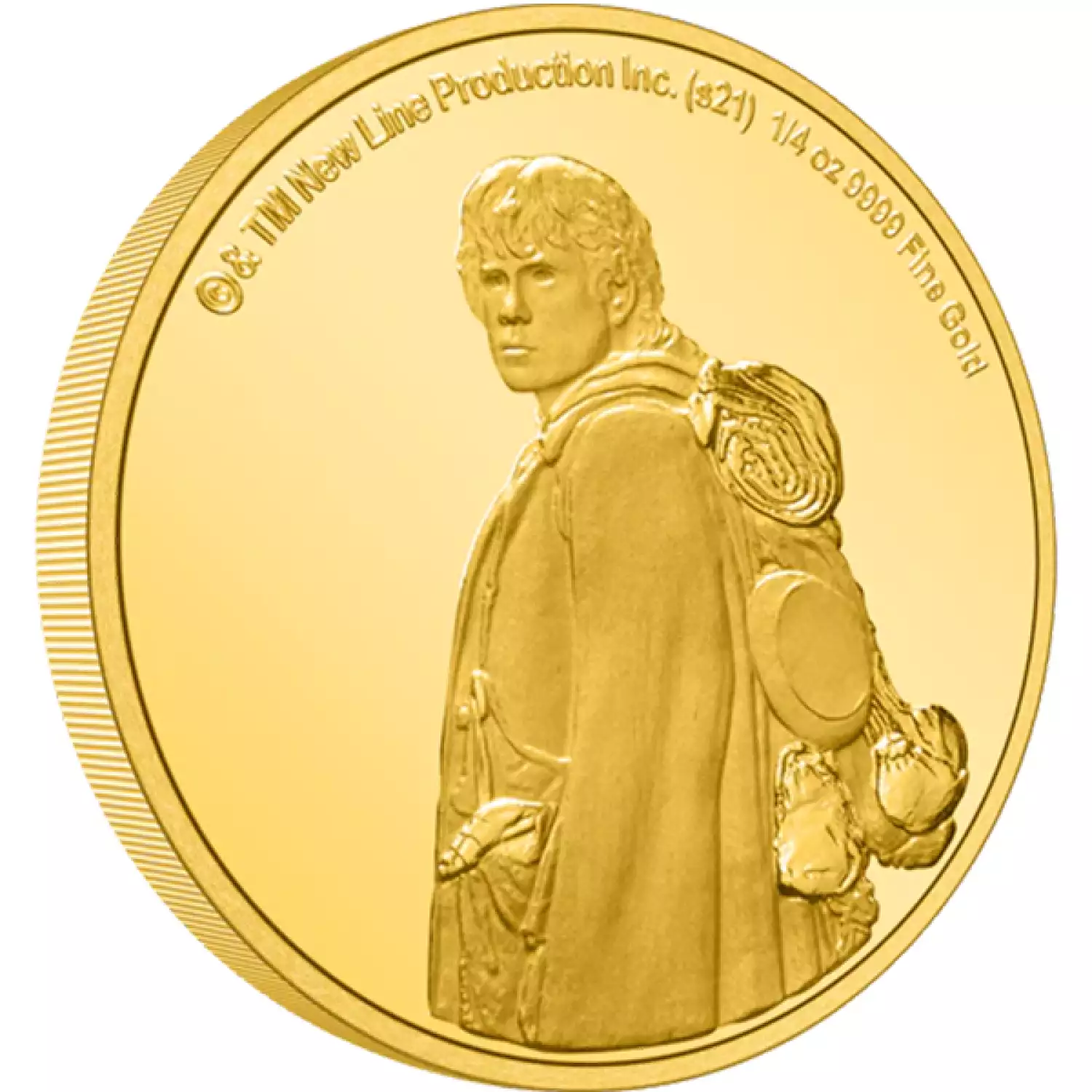 THE LORD OF THE RINGS - 2021 1/4oz Samwise Gamgee Gold Coin (2)
