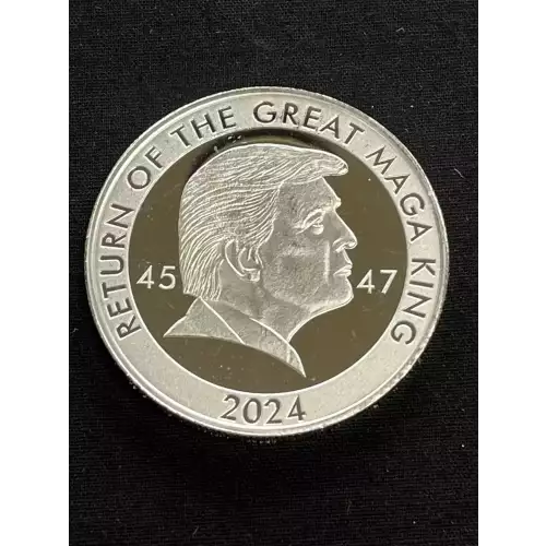 Trump 2024 1oz Silver Return of the Great MAGA King 