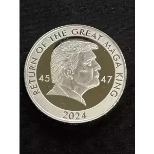 Trump 2024 1oz Silver Return of the Great MAGA King 